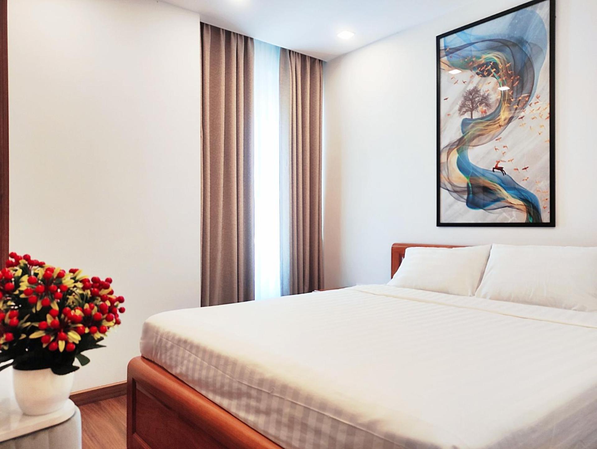 FLC sea tower Ưu Đãi Khủng 1 phòng ngủ 2 giường đôi lớn. Quy Nhon Esterno foto