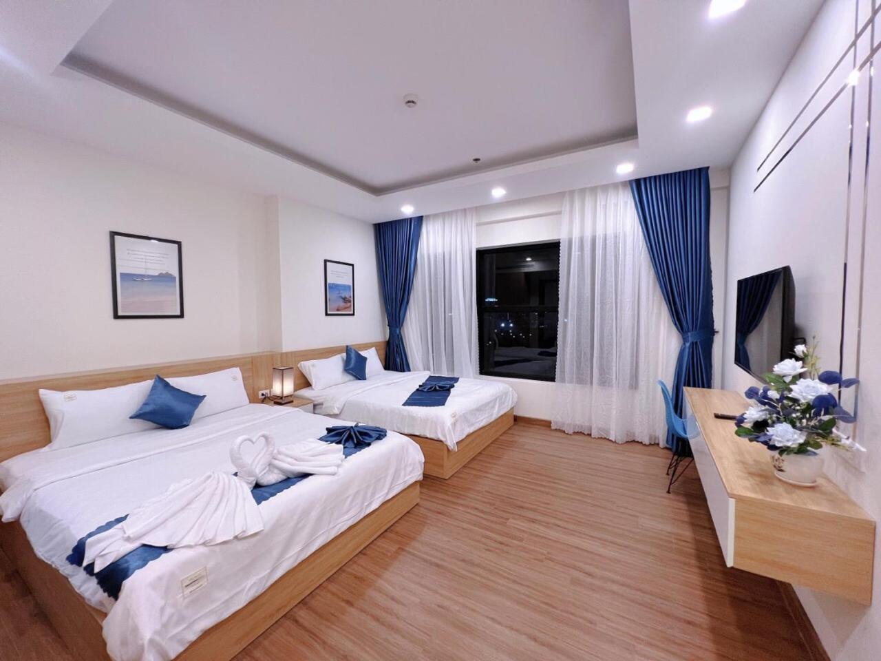 FLC sea tower Ưu Đãi Khủng 1 phòng ngủ 2 giường đôi lớn. Quy Nhon Esterno foto